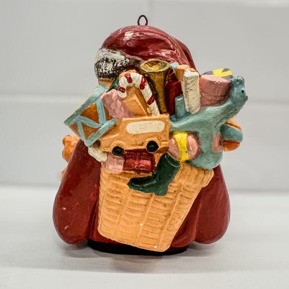 Vintage Silvestri Old World Santa w/ Toys Christmas Tree Ornament, Holiday-4.5”H - Picture 4 of 6